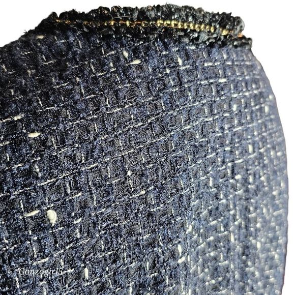 Karl Lagerfeld Paris New With Tags Black Tweed Jacket Size Small - Picture 7 of 14